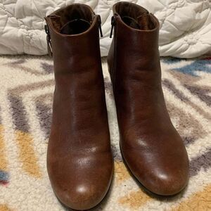 Leather boots ECCO Brown size 38 EU in Leather - 26614781